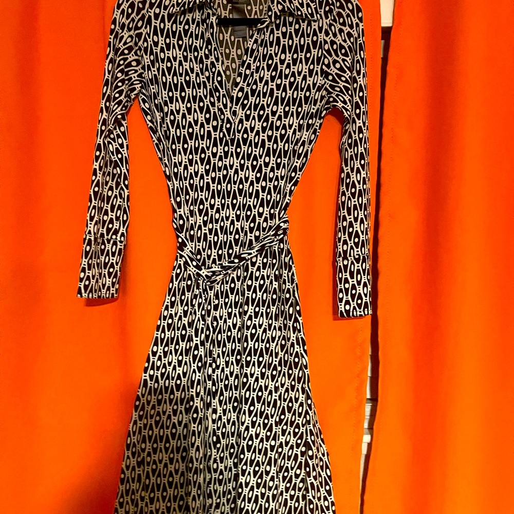Beautiful black and white dress
